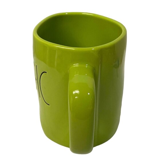 RAE Dunn Artisan Collection Green Magic Witchy Spooky Halloween Mug Cup 3"W 5"H - Picture 2 of 6